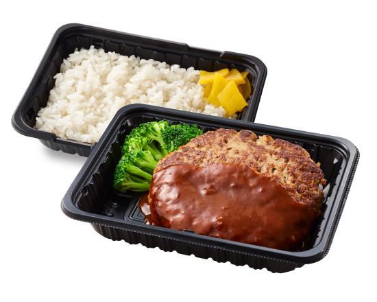 ジョイフル 5種チーズのとろ〜りチーズインハンバーグ弁当