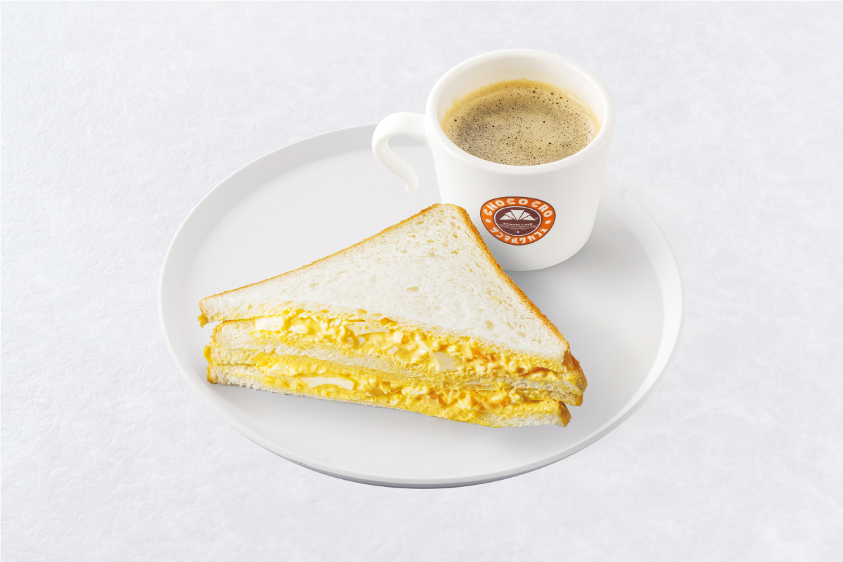 サンマルクカフェ たっぷりタマゴサンドセット