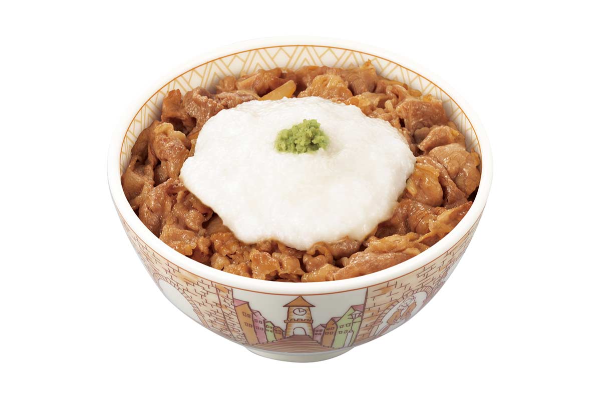 すき家 わさび山かけ牛丼