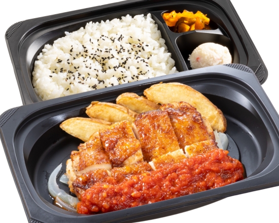 ステーキガスト 炭焼き風チキンステーキ弁当