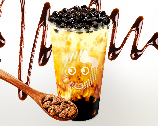 coco都可 黒糖タピオカジャスミンミルクティー