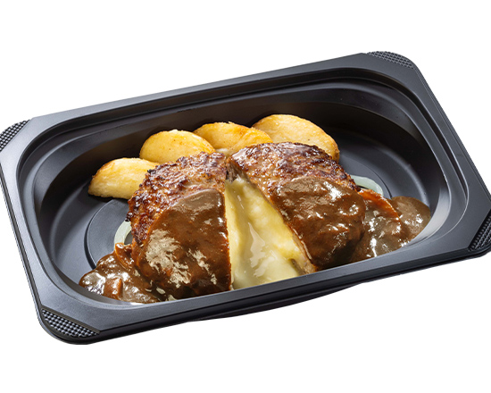 ステーキガスト (おかず)チーズINハンバーグ