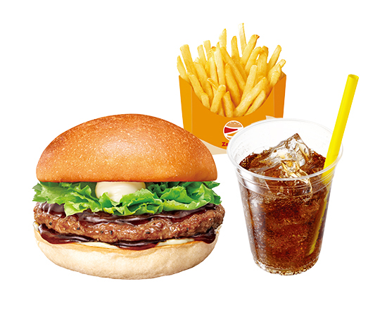 ゼッテリア ZETTERIA 【セット】てりやきビーフバーガー\tTeriyaki Beef Burger Set