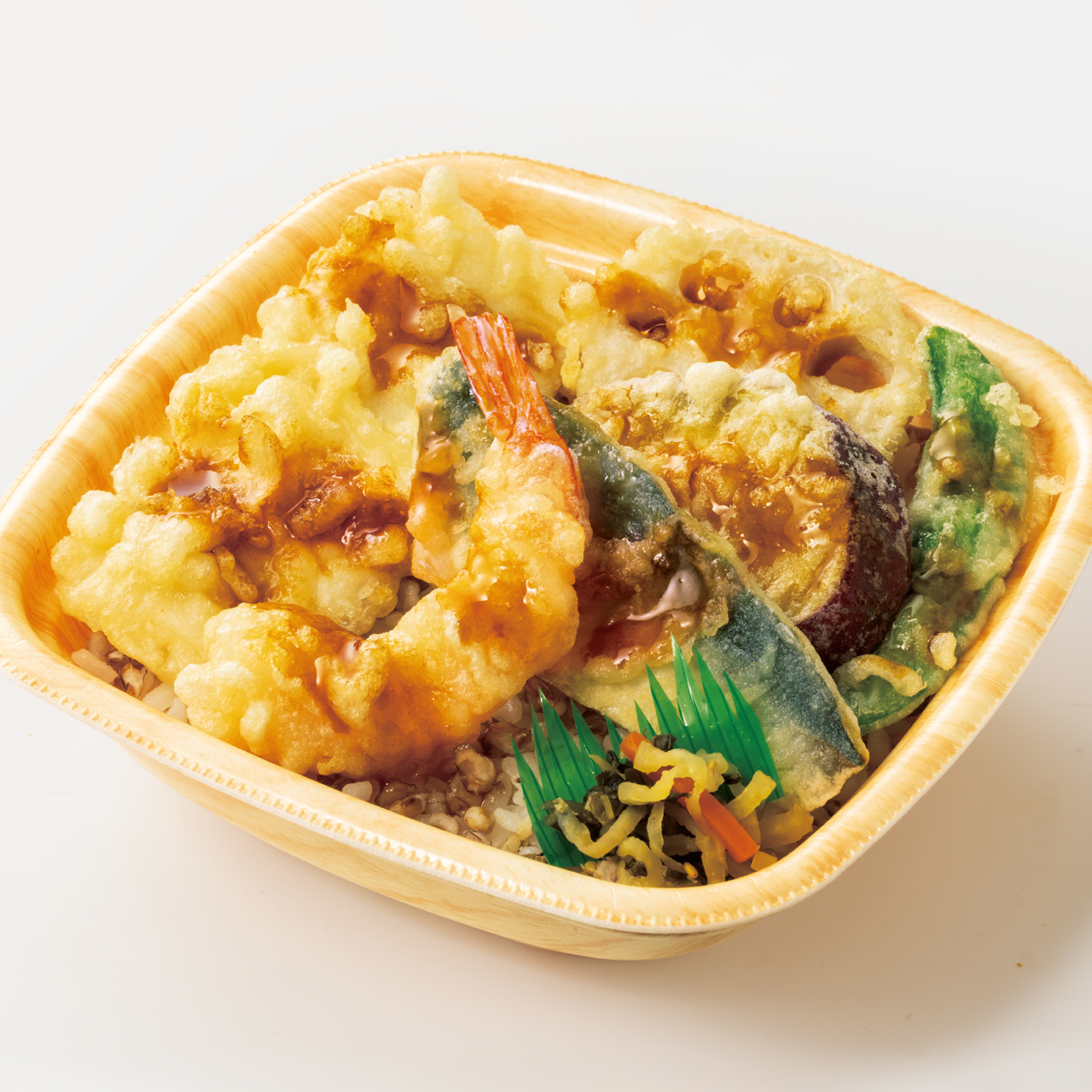 ほっともっと もちミニ 海鮮天丼