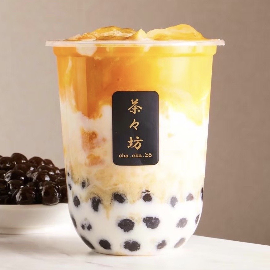 茶々坊 Premium生マンゴータピオカミルク