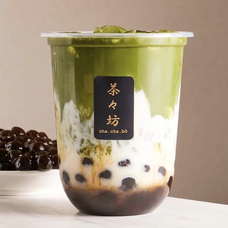 茶々坊人気No.4 抹茶タピオカミルク (Mサイズ限定)