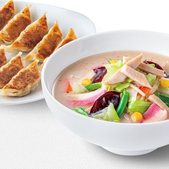 リンガーハット 野菜たっぷり食べるスープぎょうざ10個セット