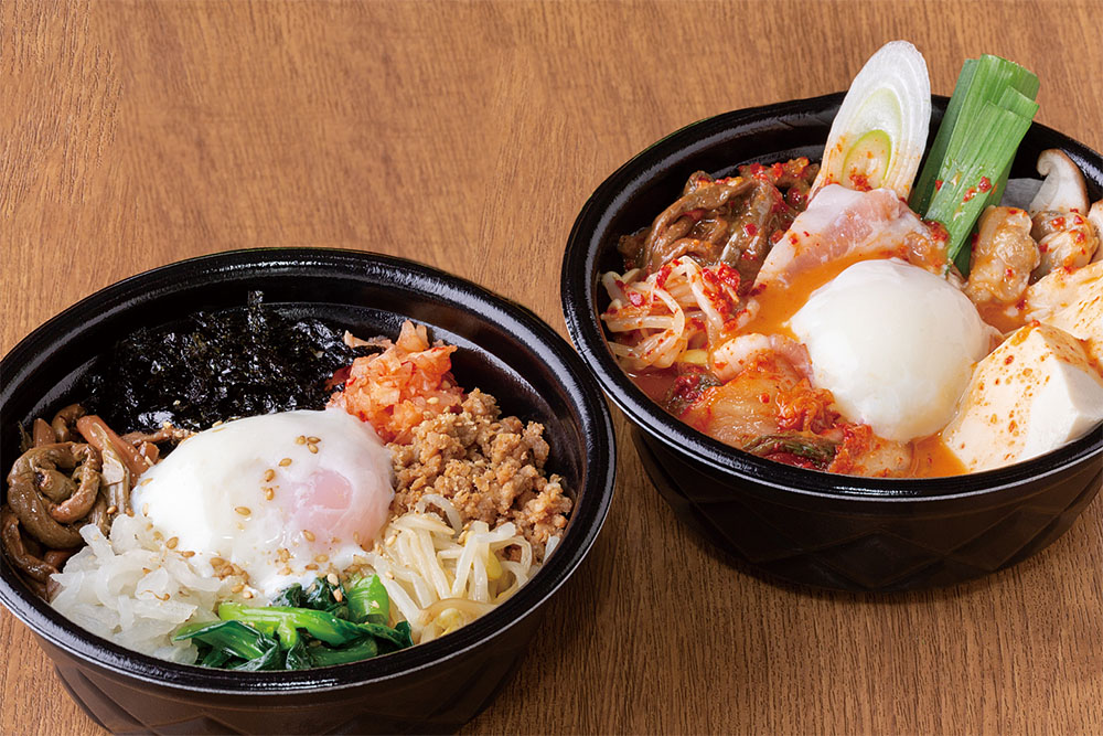 豚大門市場人気No.2 【秋冬人気】スンドゥブチゲとビビンパのハーフ＆ハーフセット
