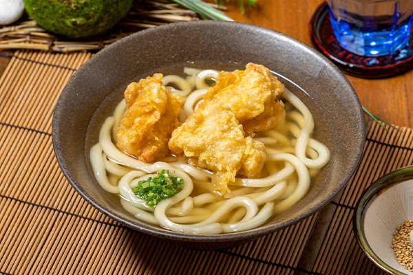 山下本気うどん 鶏天うどん Chicken Tempura Udon