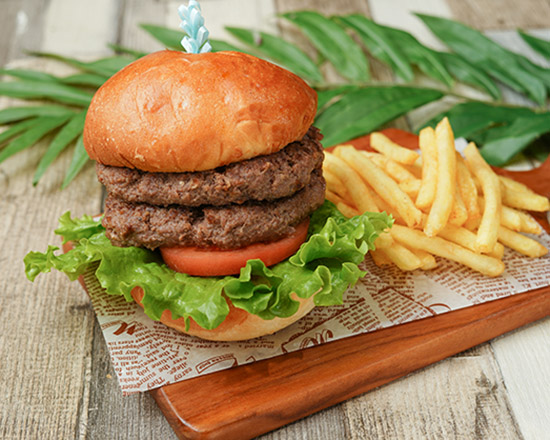 モアナキッチンカフェ Wバーガー