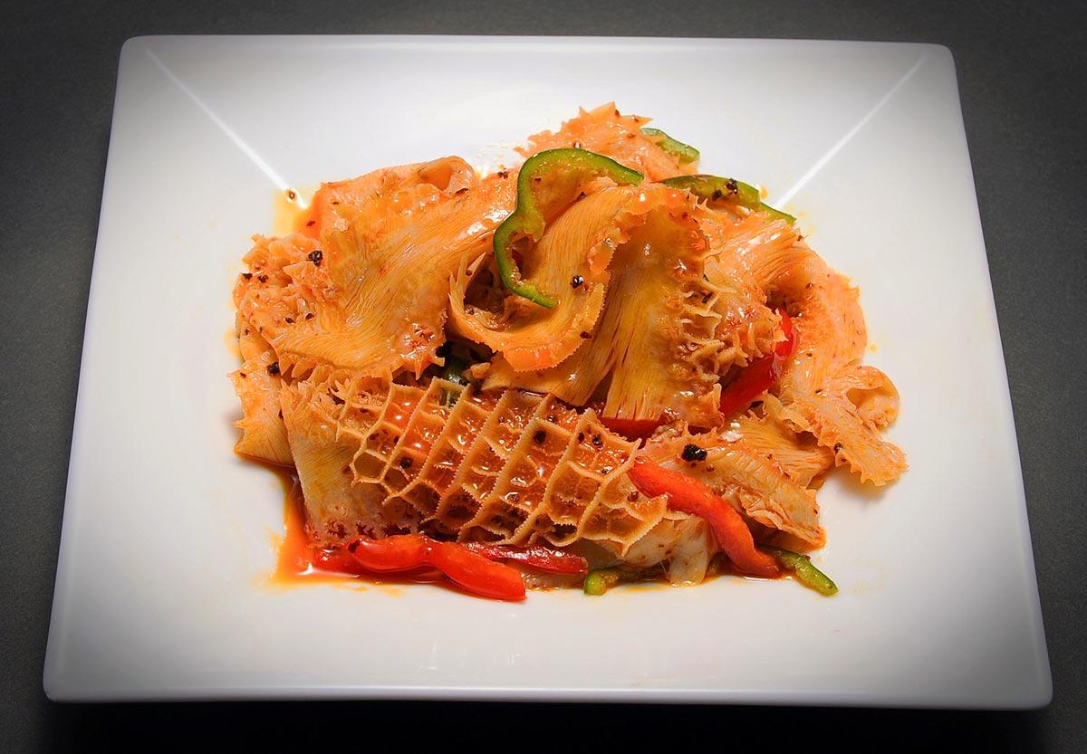 永利 牛ハチノスの辛子和え