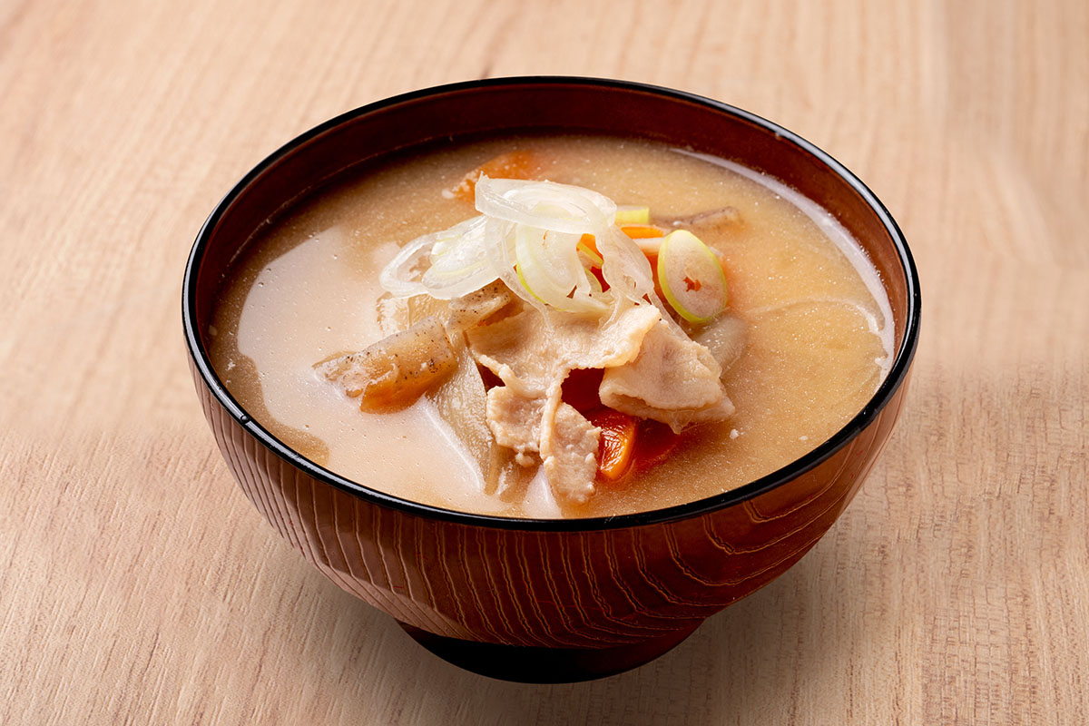 かつ丼屋 のぶお 老舗宮島の豚汁