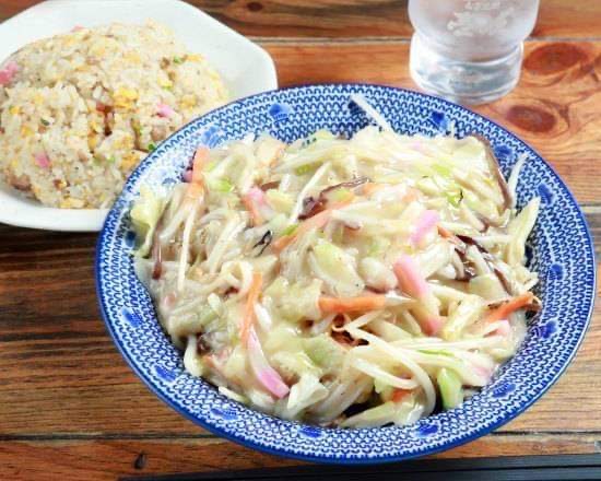 じげもん 皿うどん チャーハンセット