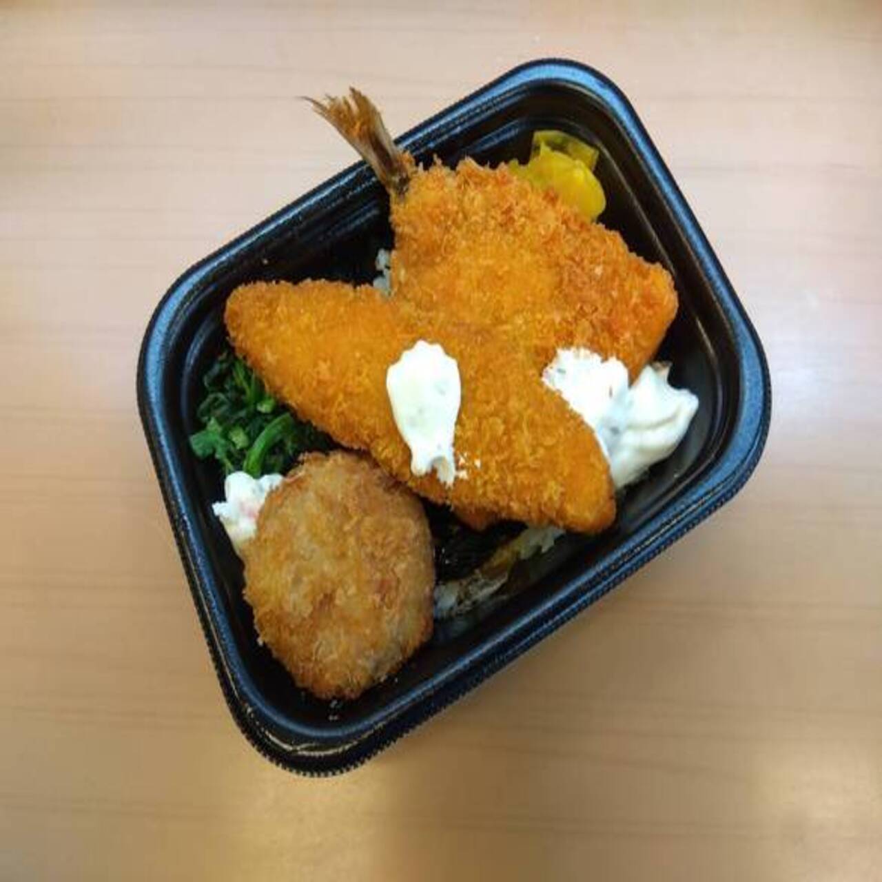 富士そば 白身魚のり弁