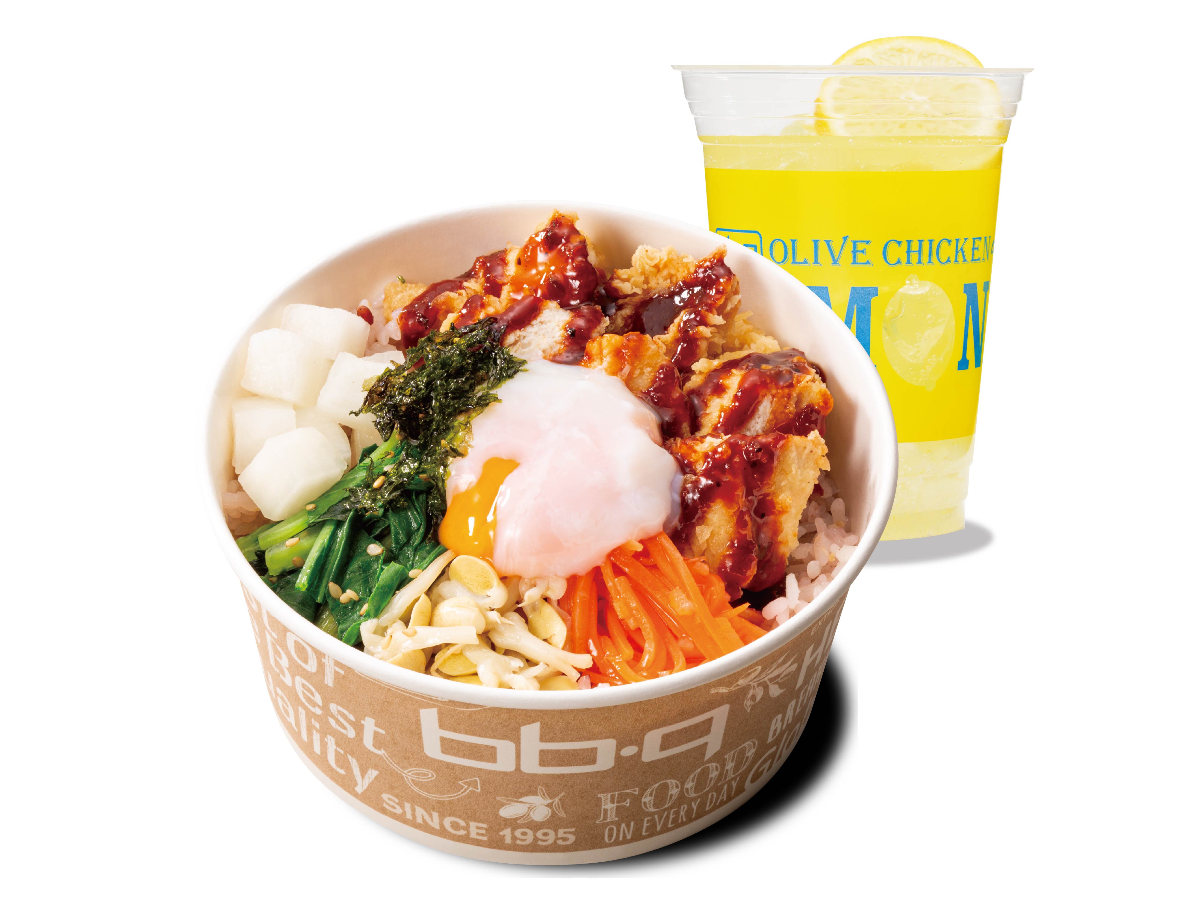 bb.qオリーブチキンカフェ ビビンバチキンライスセット