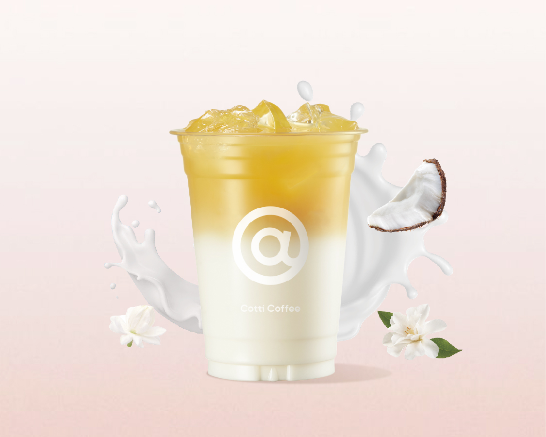 cotti coffee ココナッツジャスミンティー