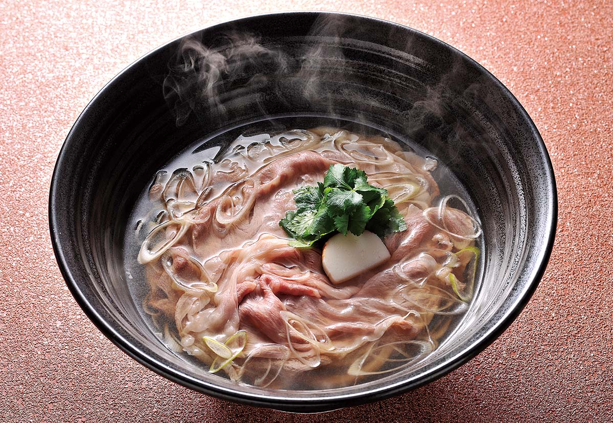 つるとんたん 国産牛ロース しゃぶ肉のおうどん