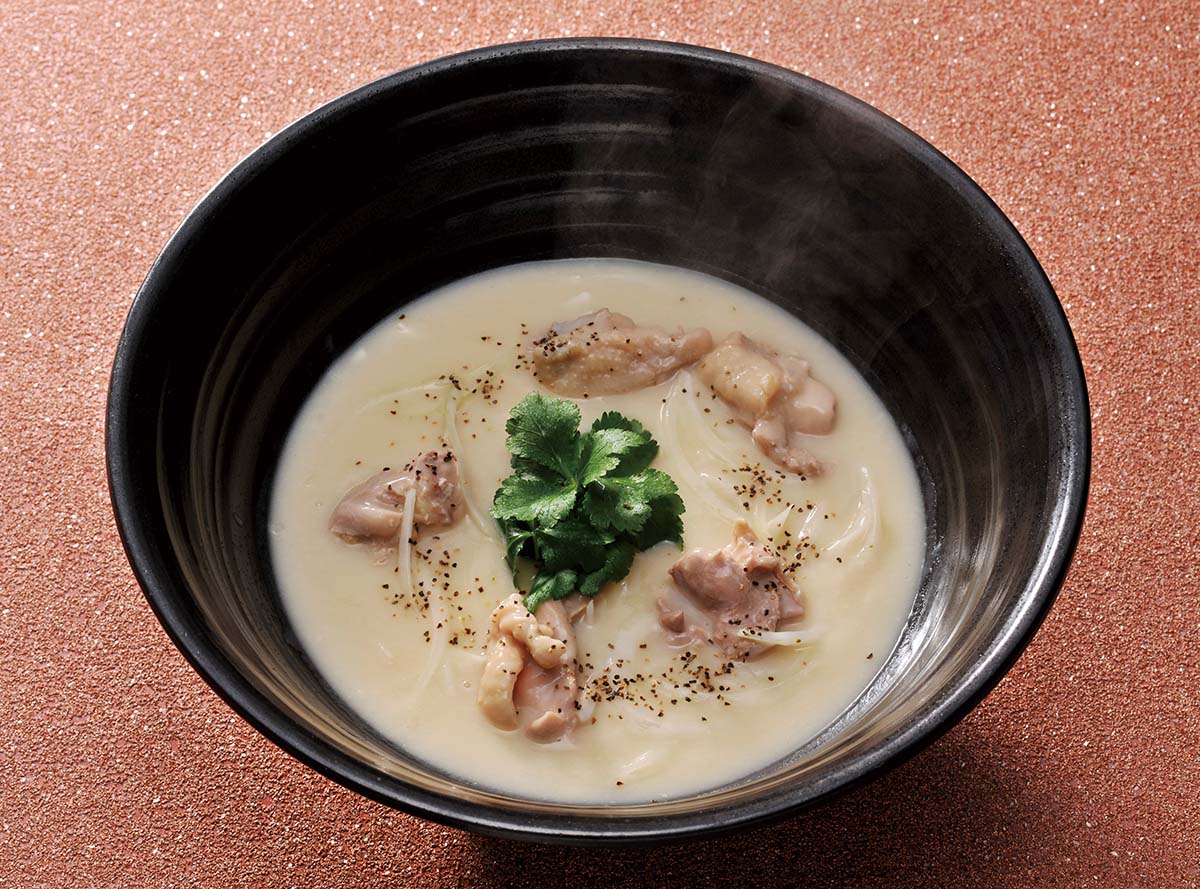 つるとんたん 鶏クリームのおうどん