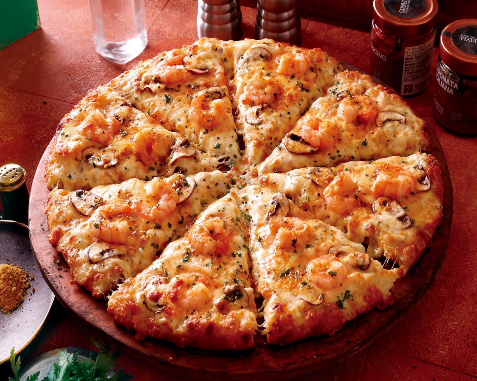 ピザーラスタイル ボッタルガと大海老の贅沢シーフード