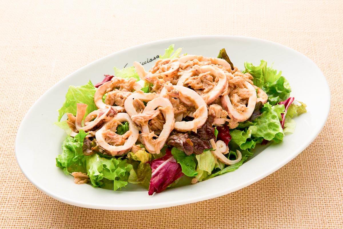 カプリチョーザ イカとツナのサラダ