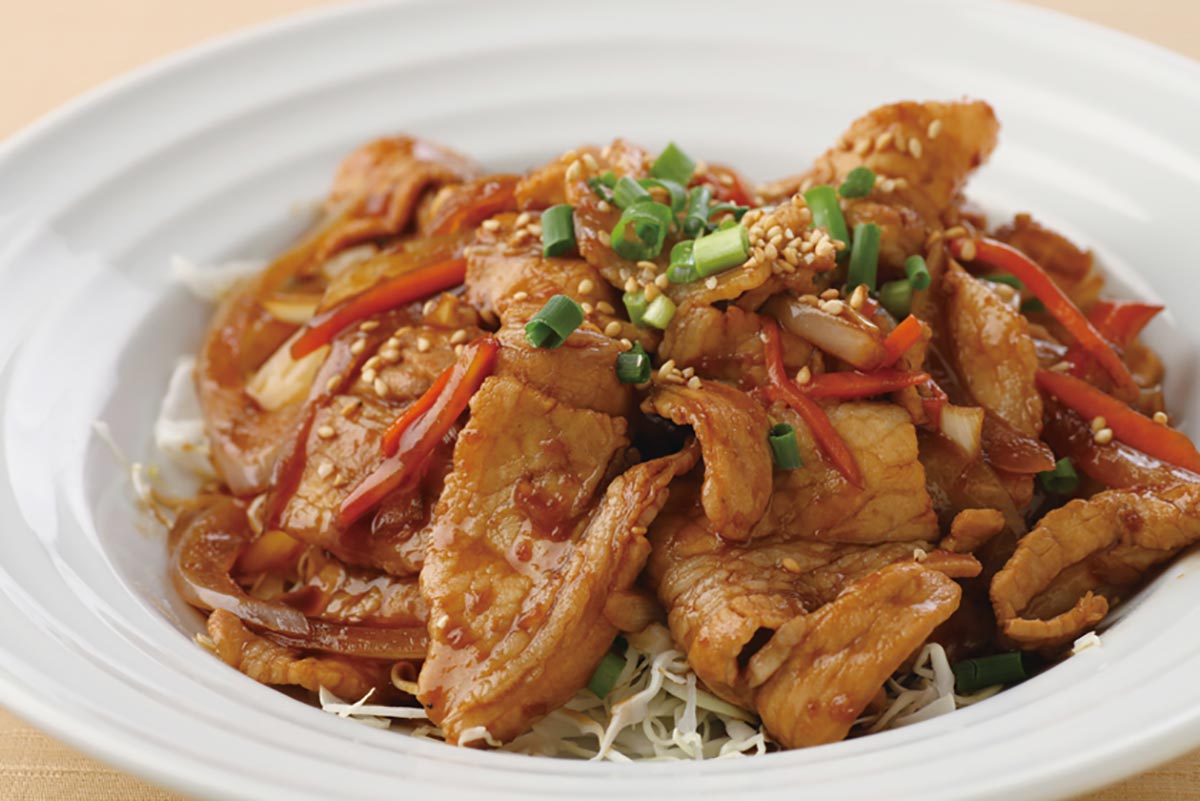 健康中華青蓮 豚の生姜焼き