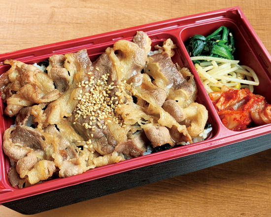 安楽亭 焼肉カルビ弁当 Kalbi Barbeque Bento Box