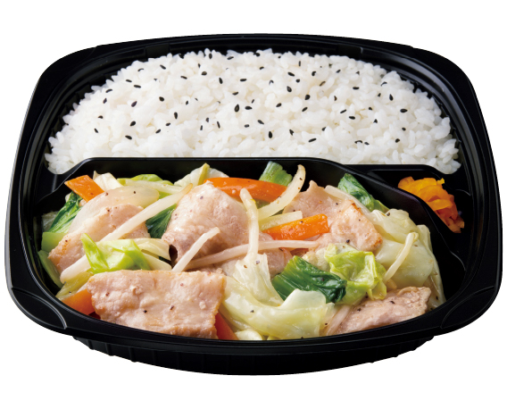 キッチンオリジン 肉野菜炒め弁当 瀬戸内レモン使用塩だれ～1日に必要な野菜の2分の1使用～