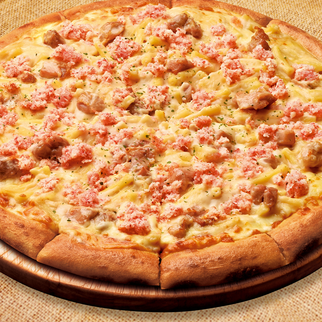 ピザ・サントロペ ズワイガニと特製ホワイトソース(カニ2倍)