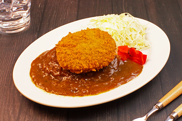 【素朴な味わい】コロッケカレー