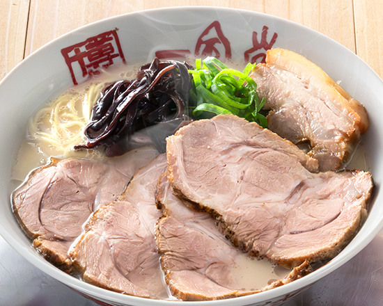 一風堂 原点(チャーシュー+3枚のせ)