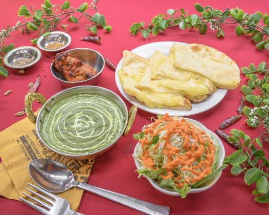 ニュータージマハルエベレスト チーズナンランチ Cheese Naan Lunch