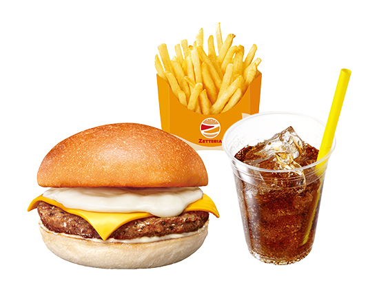 ゼッテリア ZETTERIA 【セット】4種のチーズバーガー Four-cheese Burger Set