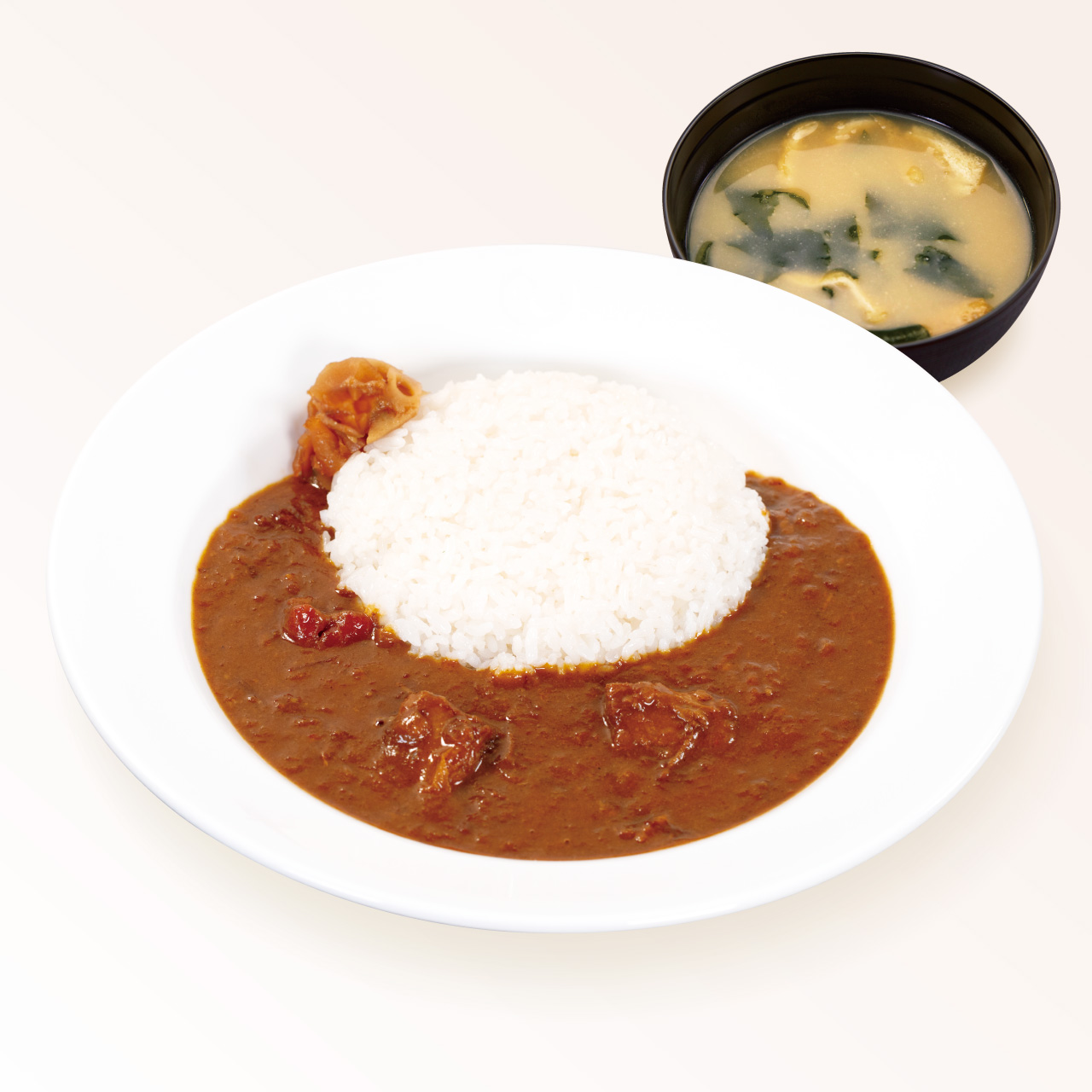 松屋 創業ビーフカレー(味噌汁付)