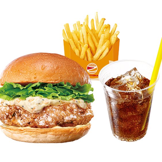 ゼッテリア ZETTERIA 【セット】タルタルチキンバーガー Tartar Chicken Burger Set