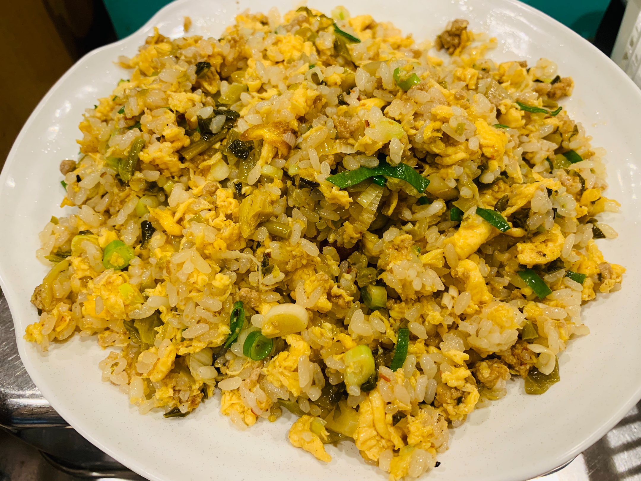 永利 高菜と豚挽肉のチャーハン