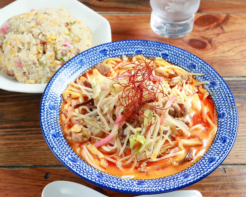 じげもん 紅ちゃんぽん チャーハンセット