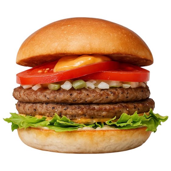 ゼッテリア ZETTERIA 【単品】ダブル絶品ビーフバーガー Double ZEPPIN (Supreme) Beefburger