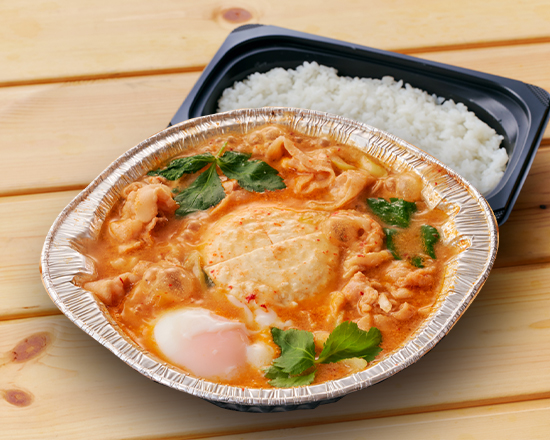 夢庵 豆富チゲ弁当(アルミ鍋)