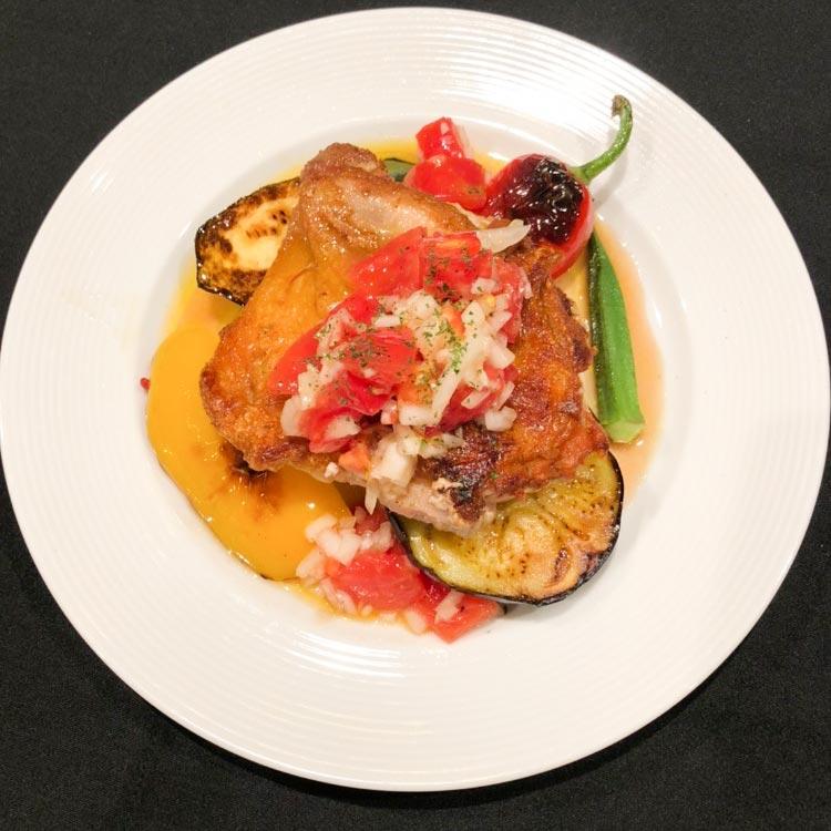 トラットリア クアルト人気No.4 鶏もも肉のロースト