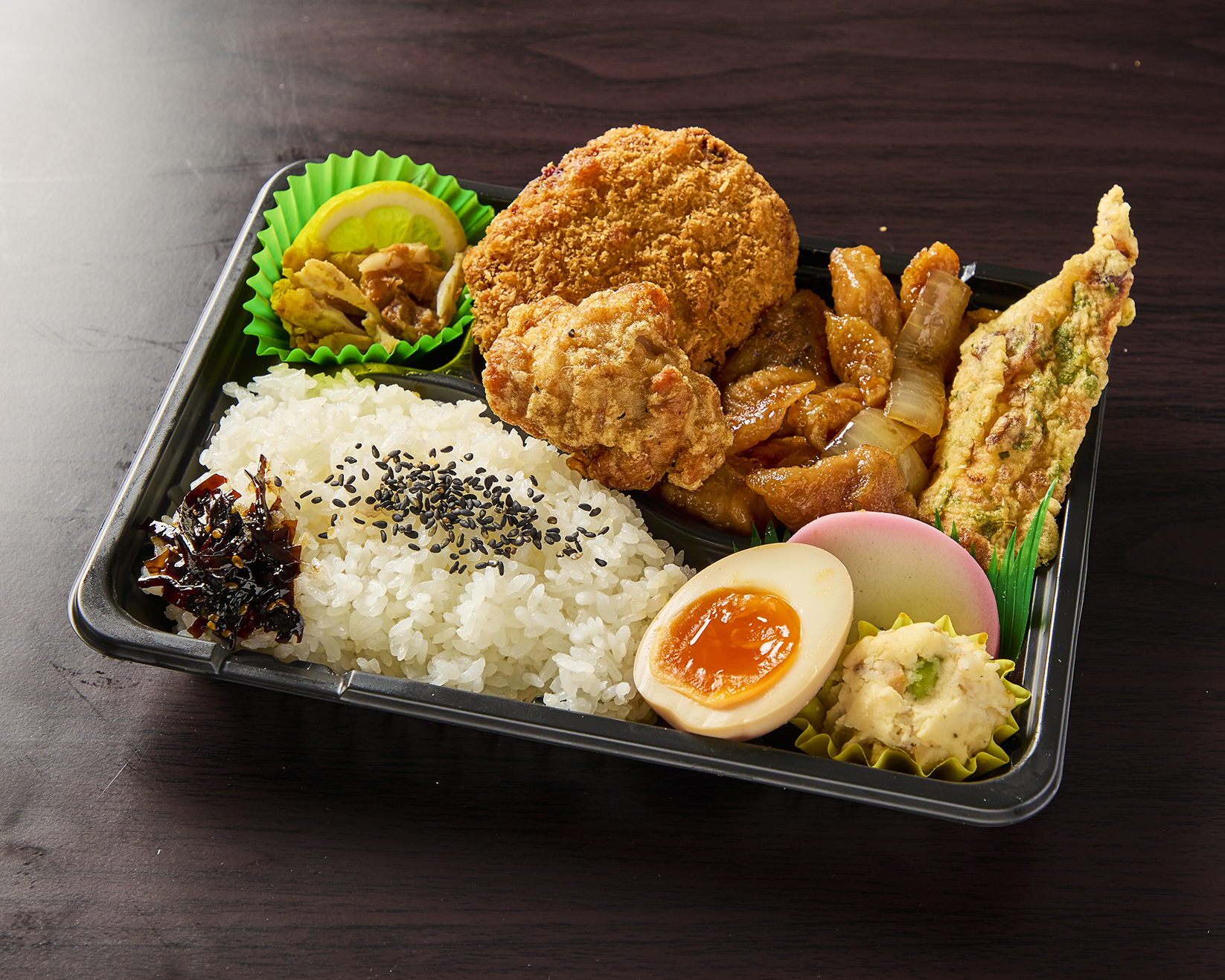 なるとキッチン ⑥にんにくもも＆鶏メンチ＆鶏スタミナ焼き弁当