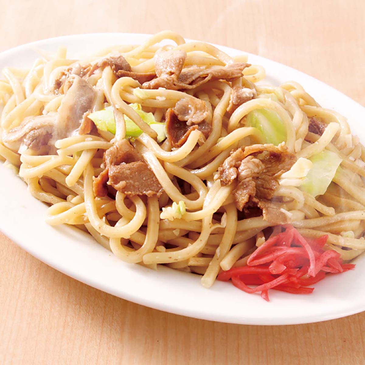 豚塩焼きそば 【大盛】≪3393≫