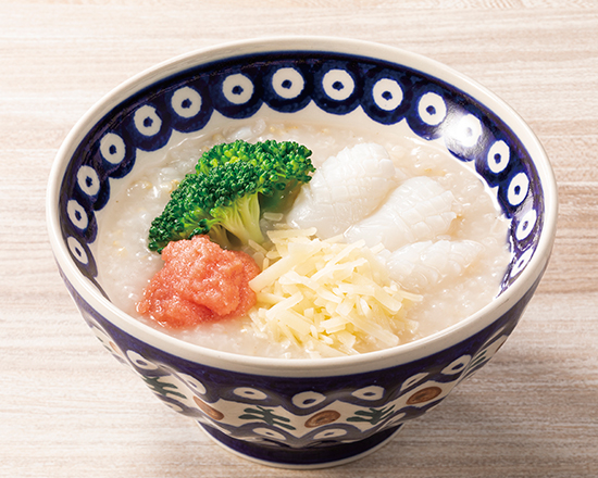 店内炊き上げ おかゆ専門店 粥餐庁(かゆさんちん) たらこととろ~りチーズのおかゆ