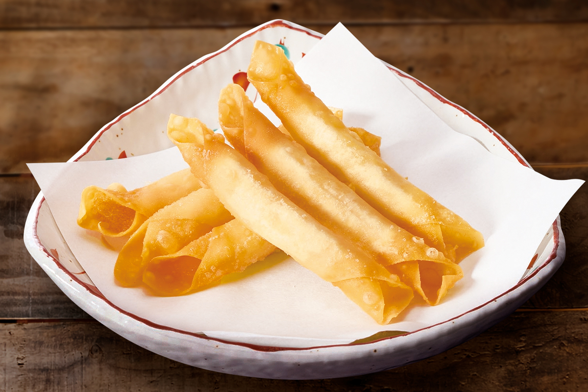 和食めん処サガミ チーズの包み上げ