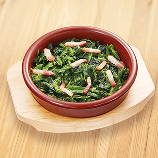 オリーブの丘人気No.5 ほうれん草のガーリックバターソテー