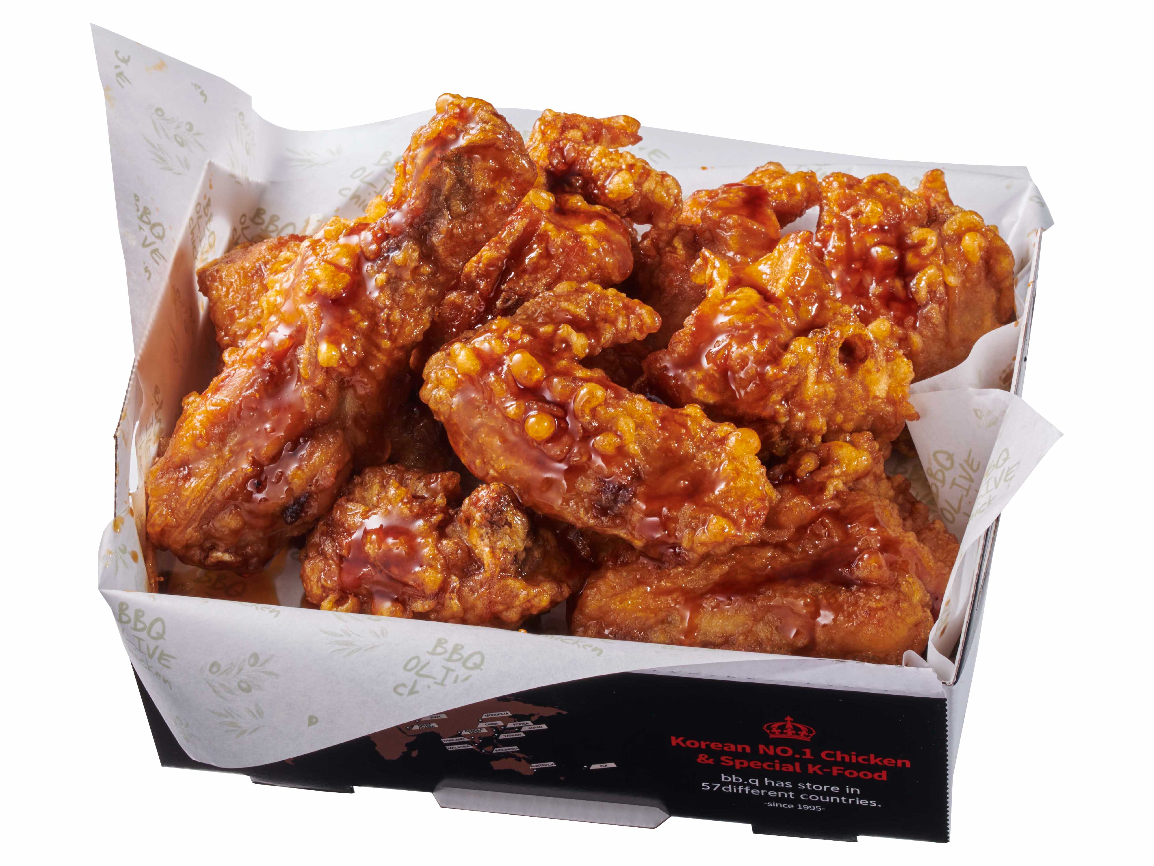 bb.qオリーブチキンカフェ 骨つきハニーガーリックチキン【ピクルス付】