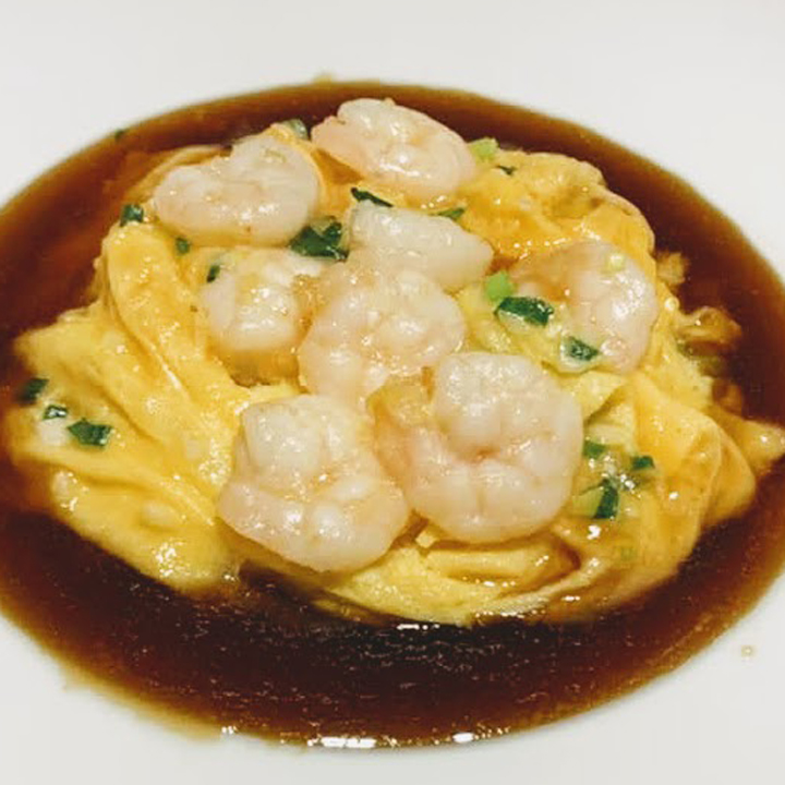 健康中華青蓮 むき海老と玉子のふわふわ炒め