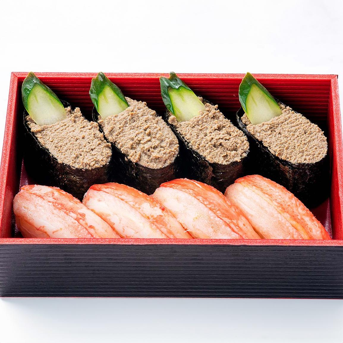 かに道楽 かににぎり・かにみそにぎり