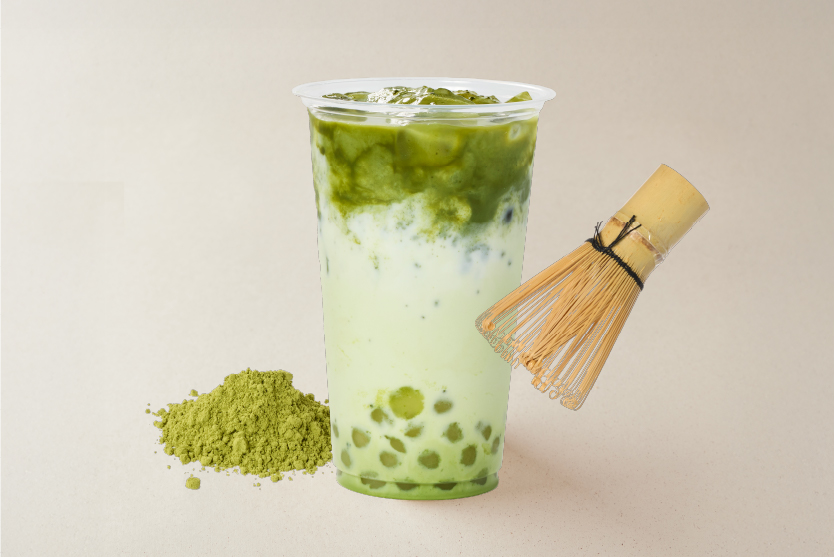 至福の贅沢「恋するクレープ」 【もちもち食感】白玉 抹茶ミルクティー Shiratama Matcha