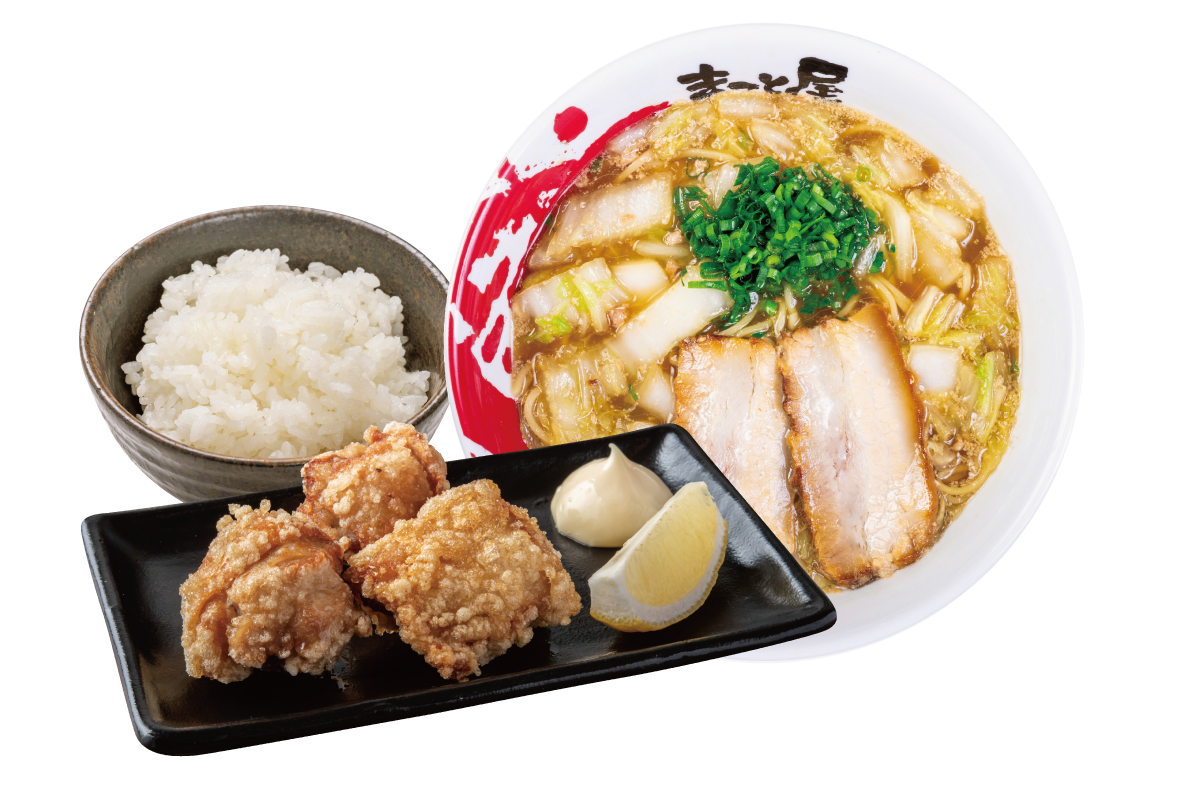 ラーメンまこと屋 鶏じゃんラーメン唐揚げ(3個)ライスセット