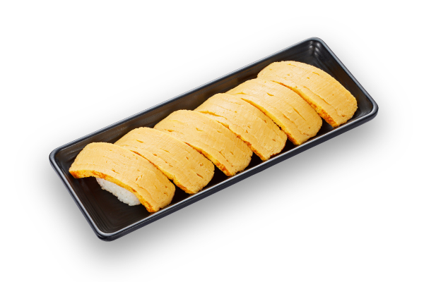 かっぱ寿司 ちょい足し寿司 玉子(6貫)